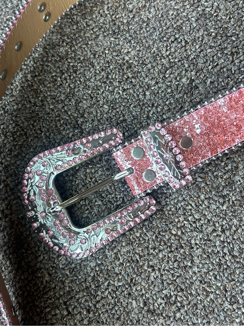 Pink Rhinestone Belt - Picture 4 of 6